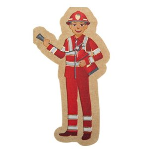 Feuerwehr-Servietten - Rot - 16er-Packung Feuerwehr-Servietten - Rot - 16er-Packung