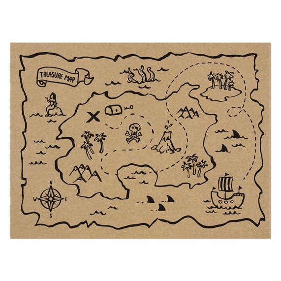 Tischsets - Hey Pirate - 6er-Pack