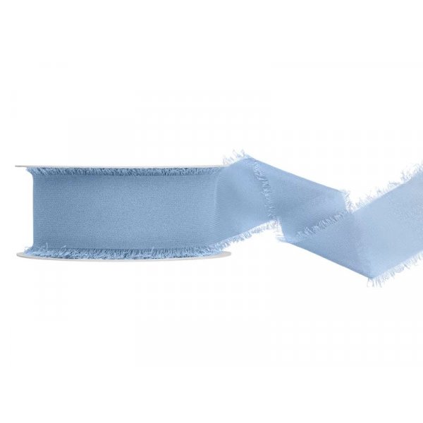 Chiffonband - 40 mm - Blau - 10 m Chiffonband - 40 mm - Blau - 10 m