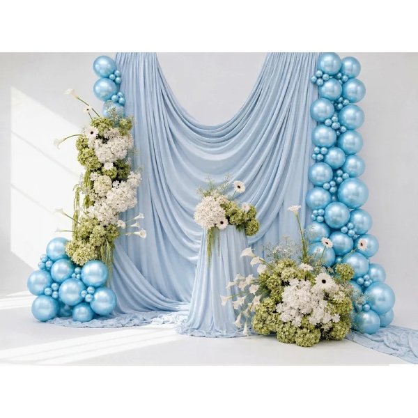 Luftballons - Glänzend - Blau - 12 cm - 50er-Packung Luftballons - Glänzend - Blau - 12 cm - 50er-Packung