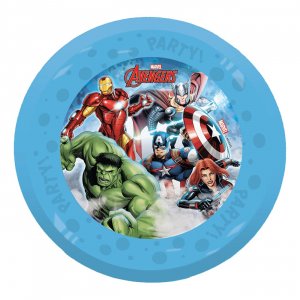 Wiederverwendbare Teller - Marvel Avengers - 21 cm - 4er-Pack Wiederverwendbare Teller - Marvel Avengers - 21 cm - 4er-Pack