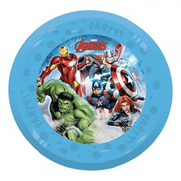 Wiederverwendbare Teller - Marvel Avengers - 21 cm - 4er-Pack Wiederverwendbare Teller - Marvel Avengers - 21 cm - 4er-Pack