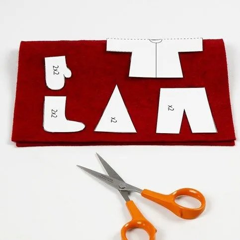 Filz - 2er-Pack - Rot