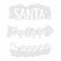 Fensteraufkleber - Santa Stop Here