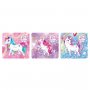 Mini-Puzzle Einhorn 4er-Pack