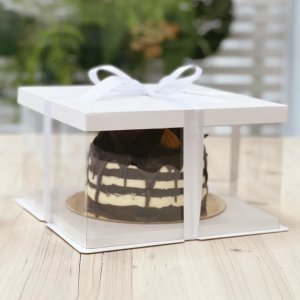 Tortenschachtel - Transparent - 25x25x15 cm Tortenschachtel - Transparent - 25x25x15 cm