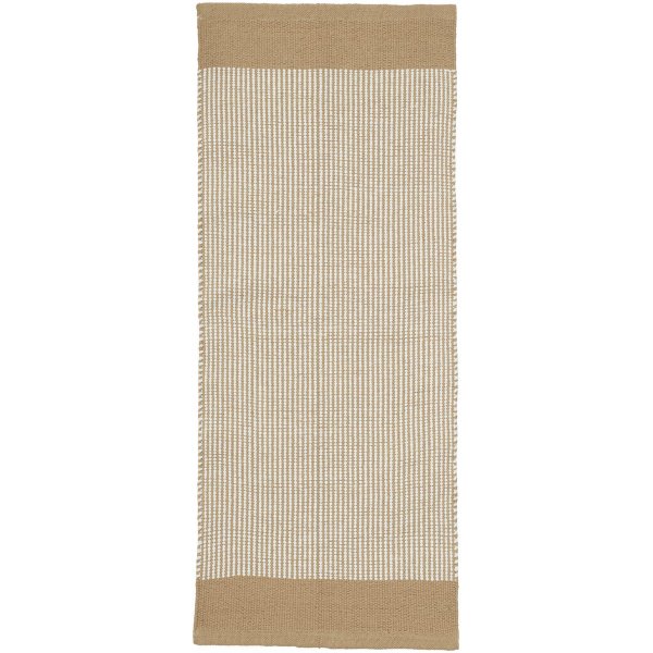 Streifenlufer 40 x 140 cm - Eiskaffee
