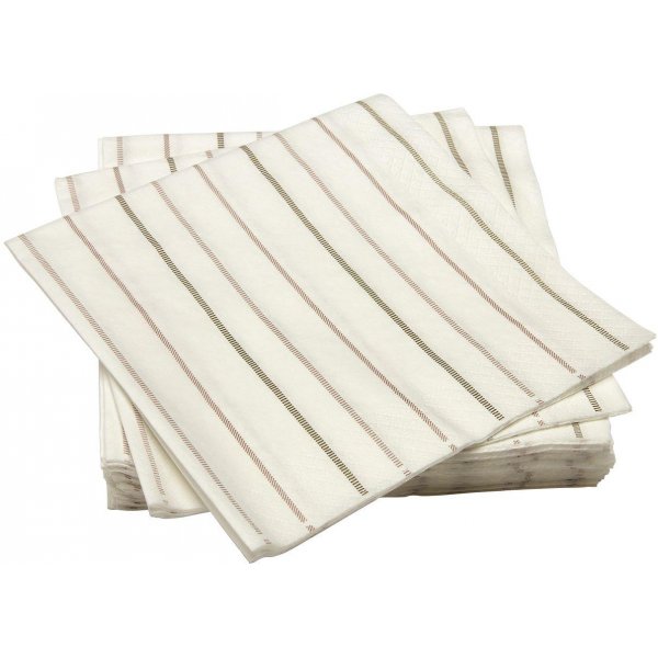 Sally Papierservietten im 25er-Pack - Mocca