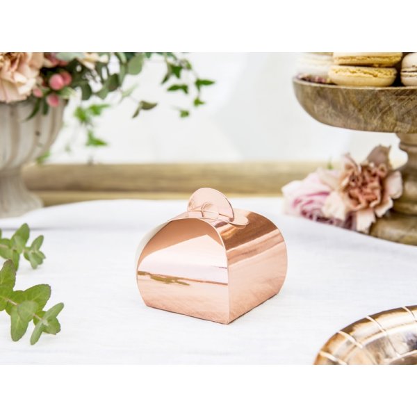 Geschenkboxen - 10er-Pack - Roségold