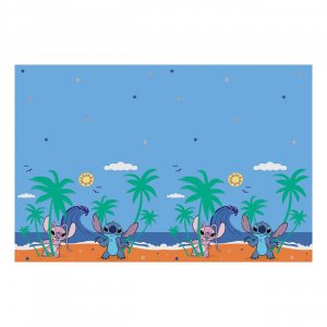 Tischdecke - Stitch & Angel - Himmelblau - 120 x 180 cm Tischdecke - Stitch & Angel - Himmelblau - 120 x 180 cm