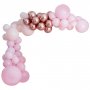 Ballonbogen - Luxus - Rosa/Rosgold