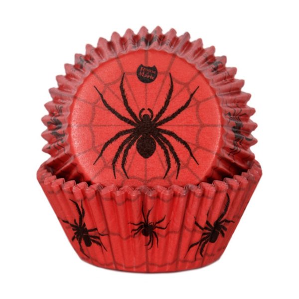 Cupcake-Förmchen Spinne - 48er-Packung Cupcake-Förmchen Spinne - 48er-Packung