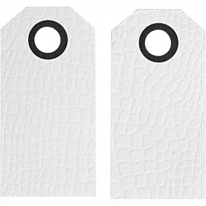 Anhänger - Weiß - 6 cm - 20er-Pack Anhänger - Weiß - 6 cm - 20er-Pack