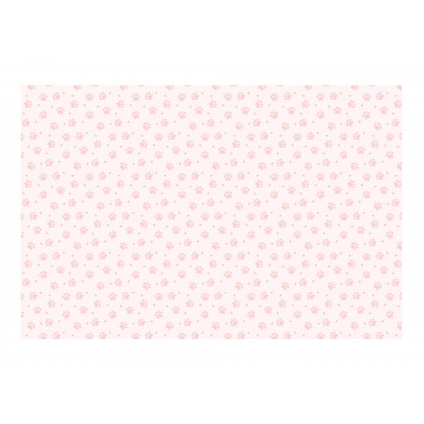 Tischdecke - Pfotenabdruck einer Katze - 180x120 cm
