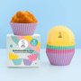 Silikonform - Muffinformen - Super Streusel - Gemischte Farben - 12 Stück Silikonform - Muffinformen - Super Streusel - Gemischte Farben - 12 Stück