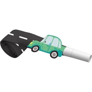 Partytröten/Blasrohre - Auto - 6er-Pack Partytröten/Blasrohre - Auto - 6er-Pack