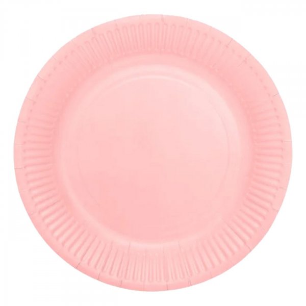 Pappteller - Rosa, 23 cm - 16er-Packung Pappteller - Rosa, 23 cm - 16er-Packung