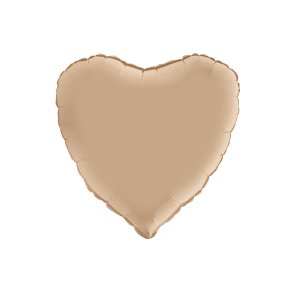 Folienballon - Herz - Satin Nude - 46 cm Folienballon - Herz - Satin Nude - 46 cm