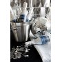 Konfettikanone - Sektflasche 20,5 cm - Silber
