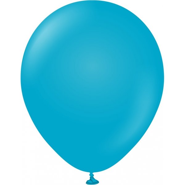 Luftballons schlicht - Premium 45 cm - Blaues Glas