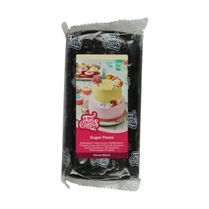 Zuckerpaste Schwarz - Rabenschwarz - 1 kg - FunCakes - Großpackung Zuckerpaste Schwarz - Rabenschwarz - 1 kg - FunCakes - Großpackung