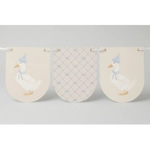 Wimpelkette - Geburtstagsente - Lavendelblau - 3,5 m Wimpelkette - Geburtstagsente - Lavendelblau - 3,5 m