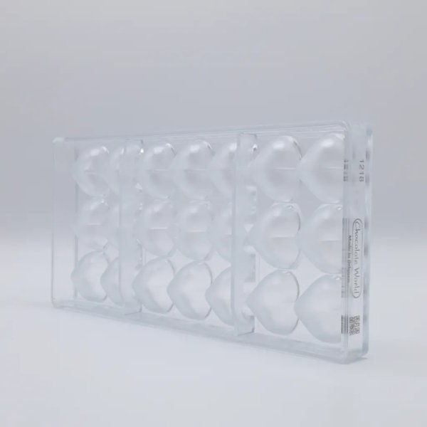 Pralinenform Herz - CW1218 - 3,6 cm - Chocolate World Pralinenform Herz - CW1218 - 3,6 cm - Chocolate World