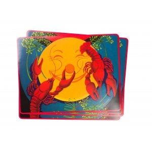 Papier-Tischset - Krabben-Design - 4er-Pack (37 x 28 cm) Papier-Tischset - Krabben-Design - 4er-Pack (37 x 28 cm)