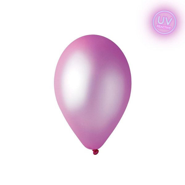 Latexballons - Neonviolett - UV-Leuchtend - 28 cm Latexballons - Neonviolett - UV-Leuchtend - 28 cm