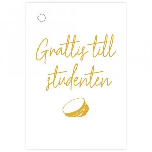 Studentenausweis - 6 cm - Herzlichen Gl�ckwunsch an den Studenten