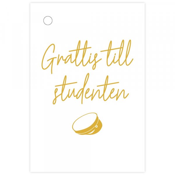 Studentenausweis - 6 cm - Herzlichen Gl�ckwunsch an den Studenten