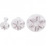 Geprgte Ausstechformen - 3er-Pack - Schneeflocken