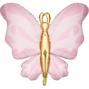 Folienballon - Schmetterling - Rosa Folienballon - Schmetterling - Rosa