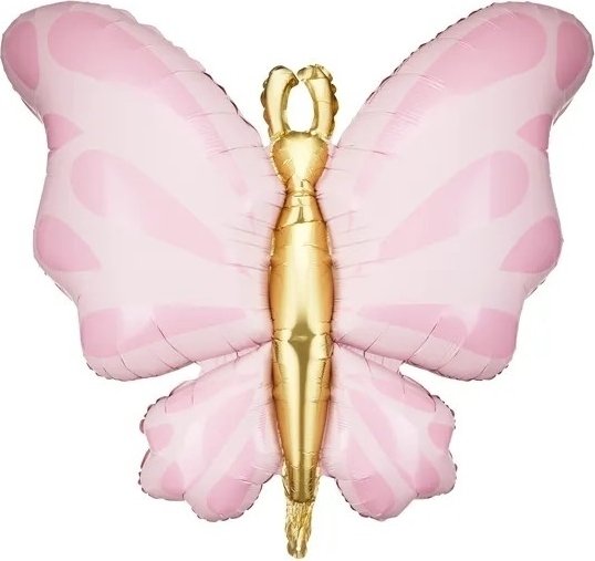 Folienballon - Schmetterling - Rosa