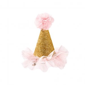 Partyhut - Mini - Goldglitter Partyhut - Mini - Goldglitter