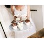 Cupcake-Frmchen - Elegant Bliss - Goldrand - 6er-Pack