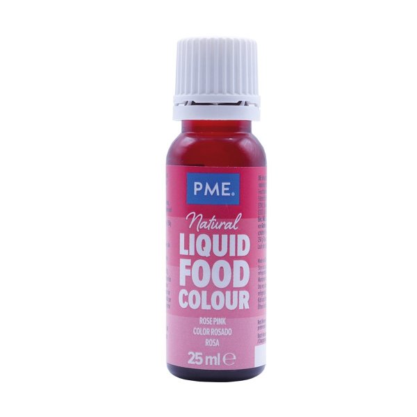 100 % nat�rlicher fl�ssiger Lebensmittelfarbstoff - Rosa - PME - 25 ml