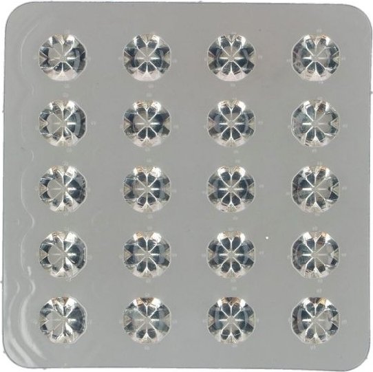 Essbare Diamanten - Klar - Funcakes - 20 Stk Essbare Diamanten - Klar - Funcakes - 20 Stk