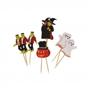 Kuchenpicker - Halloween - 12er-Packung