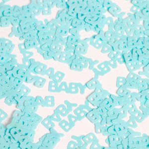 Tischkonfetti Babyblau 14 g Tischkonfetti Babyblau 14 g