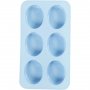 Silikonform - 6 Stck - Eier