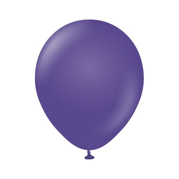 Luftballons, einfarbig - Premium 45 cm - Violett - 5er-Pack