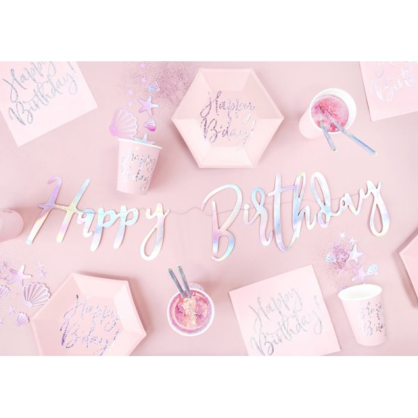 Hintergrund - Alles Gute zum Geburtstag - schillernd