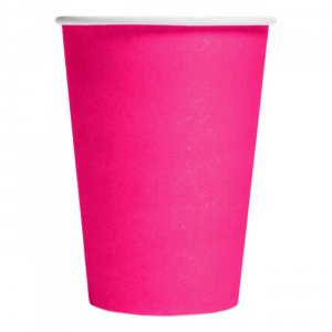 Pappbecher - Hot Pink - 8er-Pack Pappbecher - Hot Pink - 8er-Pack