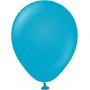 Mini-Luftballons schlicht - Premium 13 cm - blaues Glas - 25er-Pack