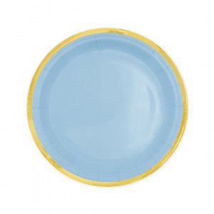Dessertteller - Blau - Goldrand - 6er-Pack Dessertteller - Blau - Goldrand - 6er-Pack