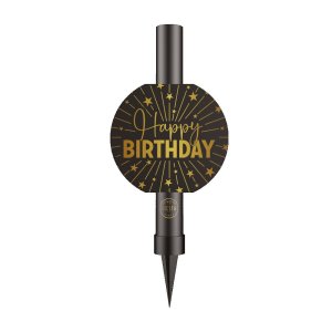 Eisfackel - Alles Gute zum Geburtstag - Schwarz - 12 cm Eisfackel - Alles Gute zum Geburtstag - Schwarz - 12 cm