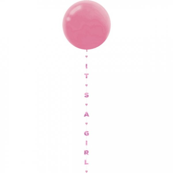 Ballondekoration - Es ist ein Mädchen Ballondekoration - Es ist ein Mädchen