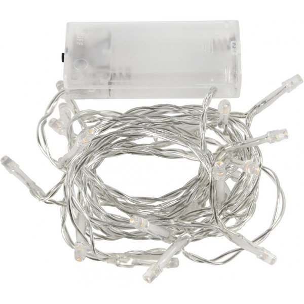 LED-Lichterkette - transparent - L: 3,15 m