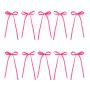 Kuchenspie�e/Kuchenaufsatz - Schleifen - Pink - 10er-Pack